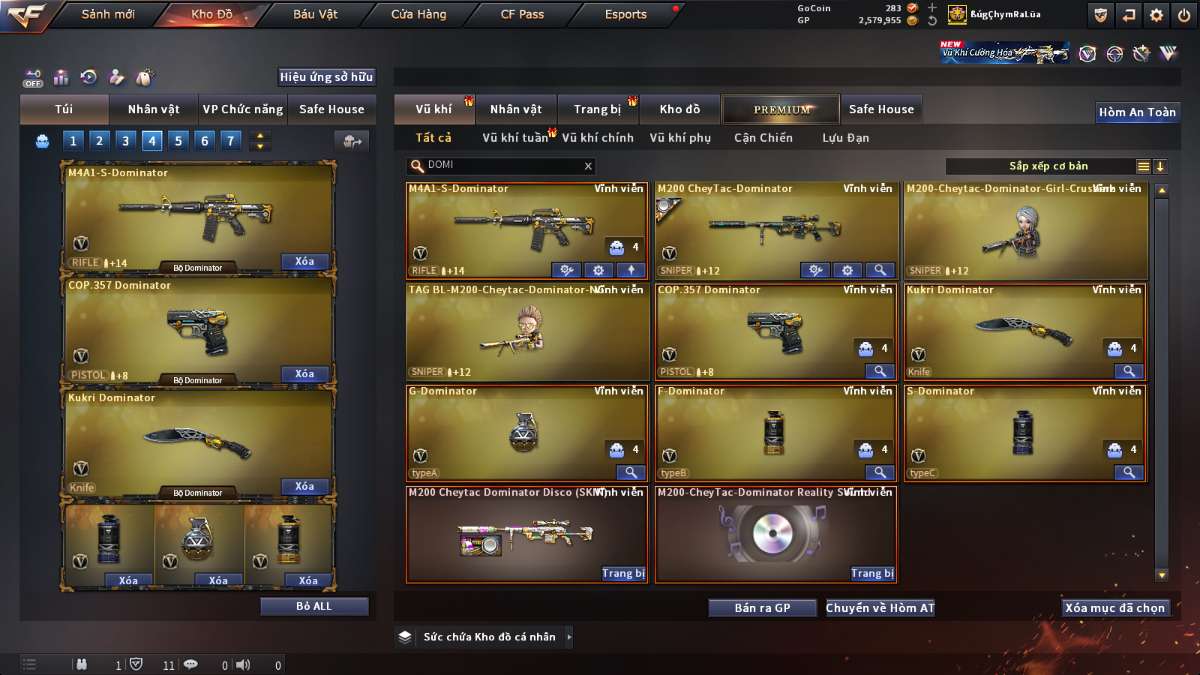shop acc cf uy tin gia re
